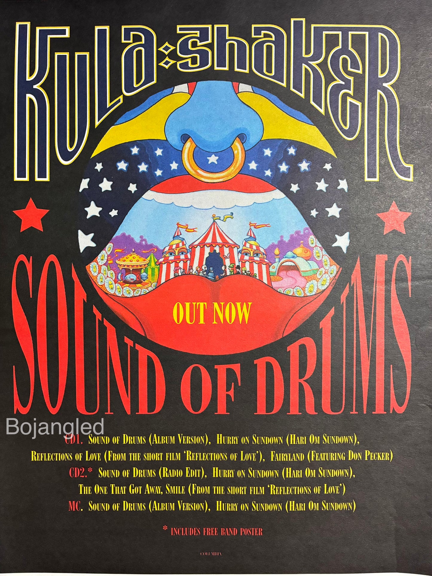 Kula Shaker Sound Of Drums 1998 Press Advert  Poster Size