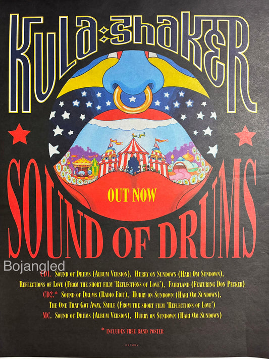 Kula Shaker Sound Of Drums 1998 Press Advert  Poster Size